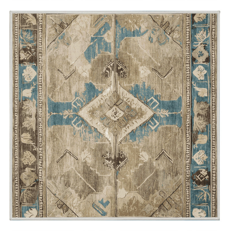 Timeless Ornament Rug, Square 6'