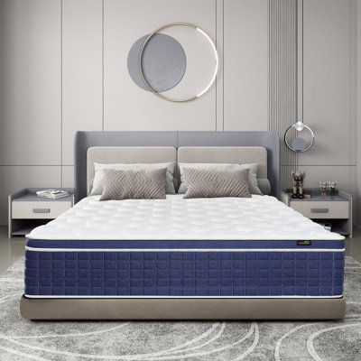 Matelas hybride en mousse à mémoire de forme moyenne 12 "/ 13" / 14 "Bassford