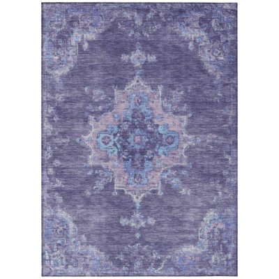 Machine Washable Indoor/Outdoor Hashlamoun ACN2321 Global Rug