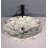 QieRao 16'' Marble Ceramic Oval Bathroom Sink