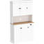 Armoire de rangement de 71 po avec comptoir pour four à micro-ondes 71 po-121117583