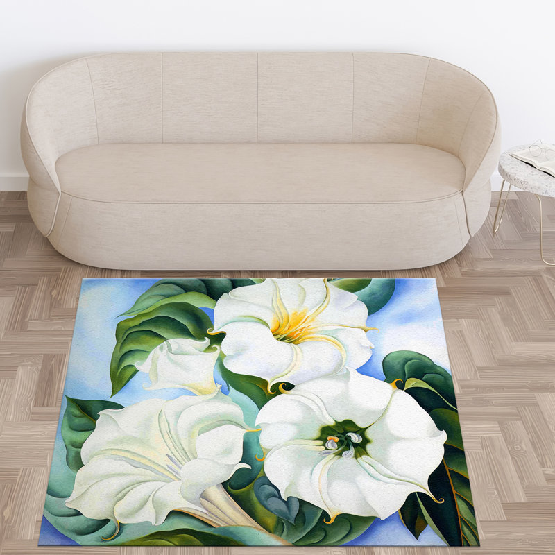 Tapis non tissé à motif mince avec de magnifiques motifs géométriques pour une superbe transformation du sol