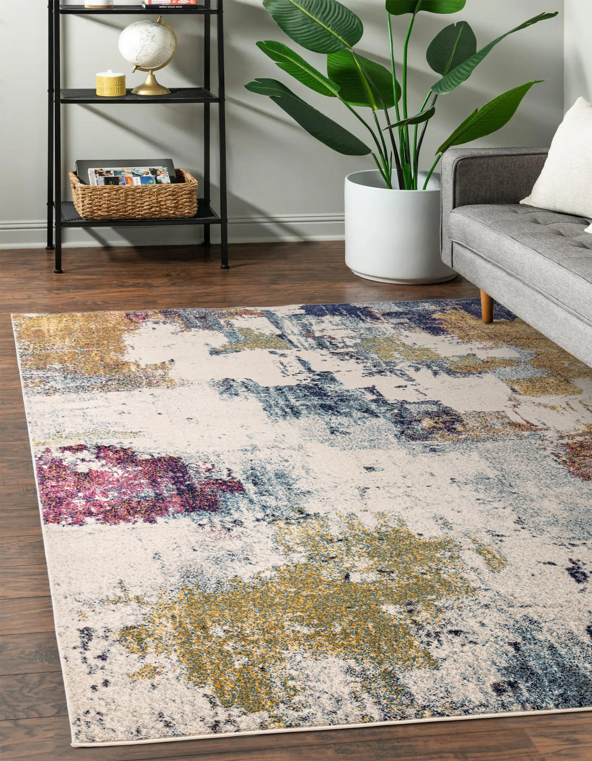 Etta Avenue Boston Abstract Machine Woven Area Rug & Reviews | Wayfair ...