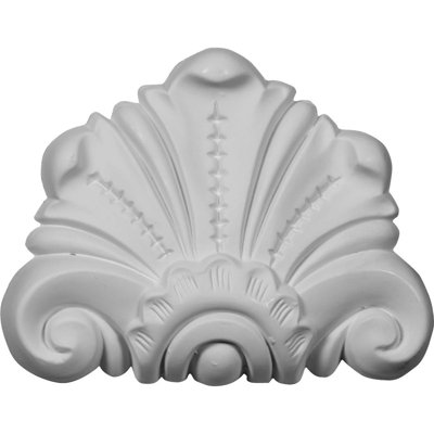 Cosmo 4.375'' H x 5.75'' W x 1.125'' D Urethane Onlay Scroll