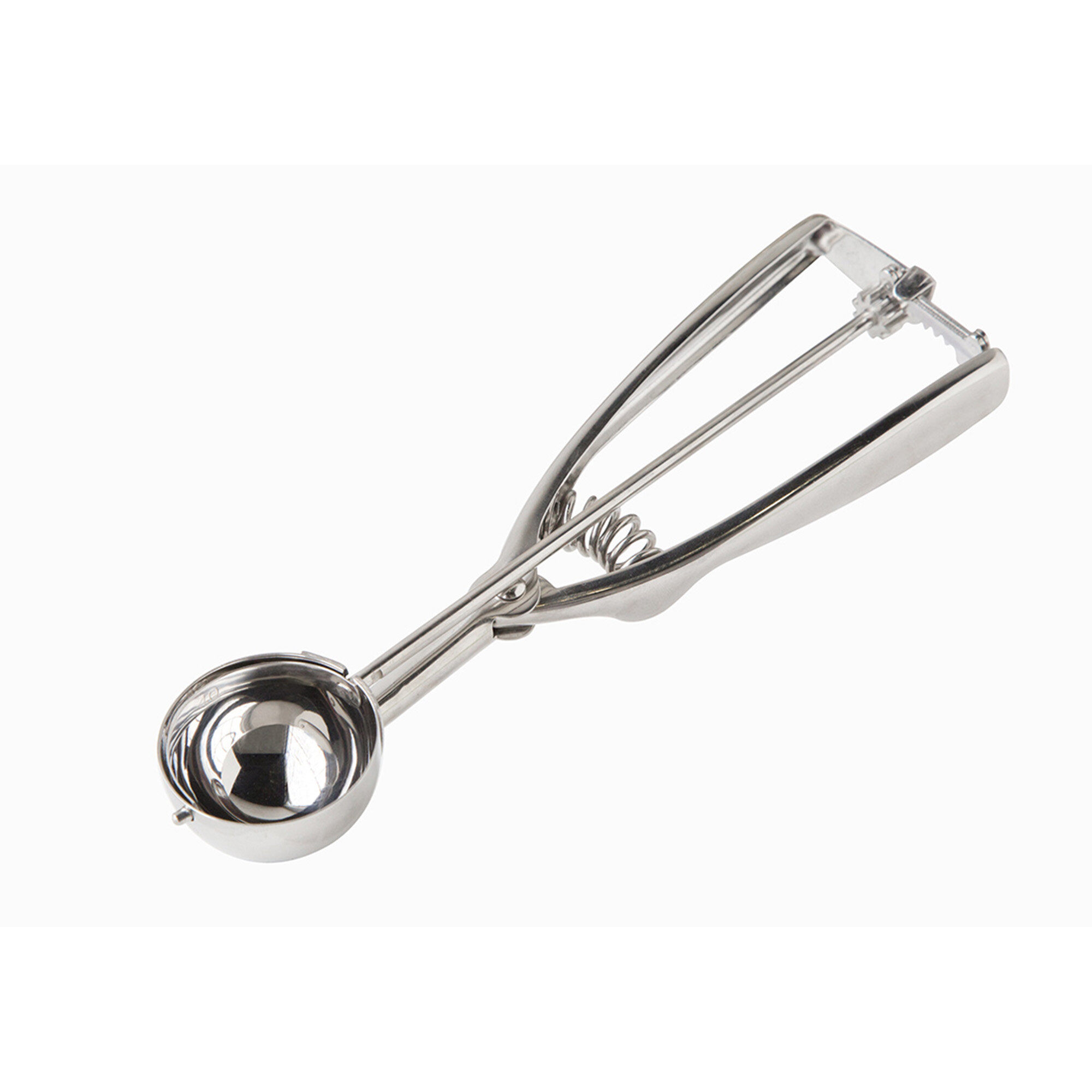 Ice Cream Scoop with Trigger, 18/8 Stainless Steel Metal Small