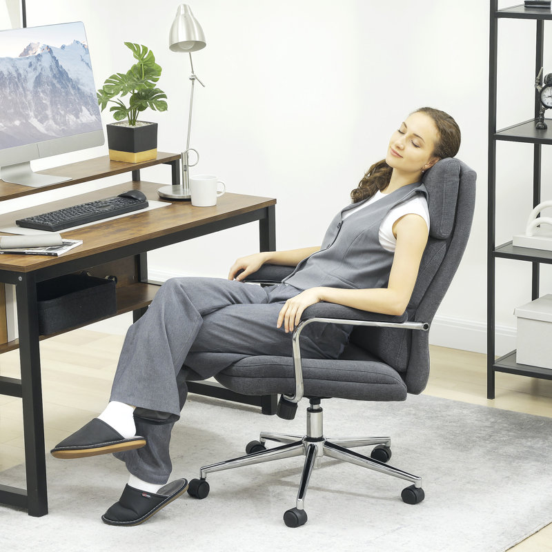 Linen Office Chair