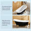 Baignoire de trempage sur pied en acrylique pour salle de bain Modern-137989584
