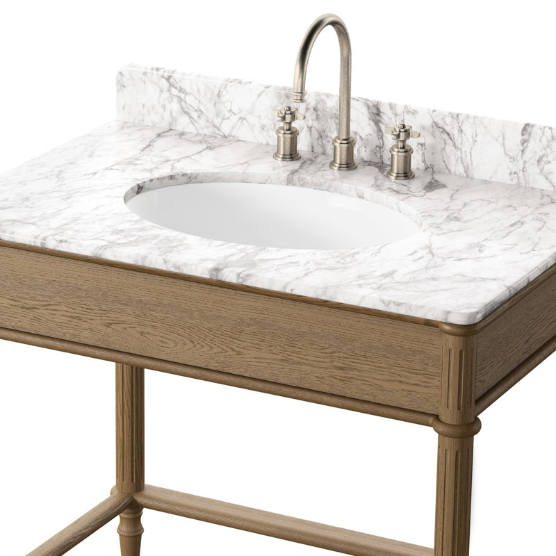 Toulouse Washstand-Washed Blonde Oak, Washed Blonde Oak