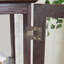 Vitrine 2 portes avec portes en verre trempé, armoires de terrasse avec panneau arrière en miroir et tablettes réglables, vitrine éclairée pour la maison, ampoule de bureau incluse cerisier-765749322