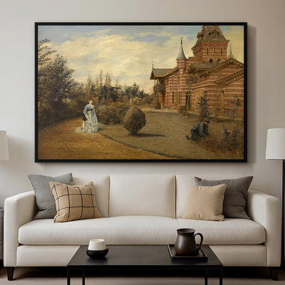 The Country House of Gustave Coûteaux, 1871-Henri De Braekeleer-Framed Gallery Wrapped Canvas