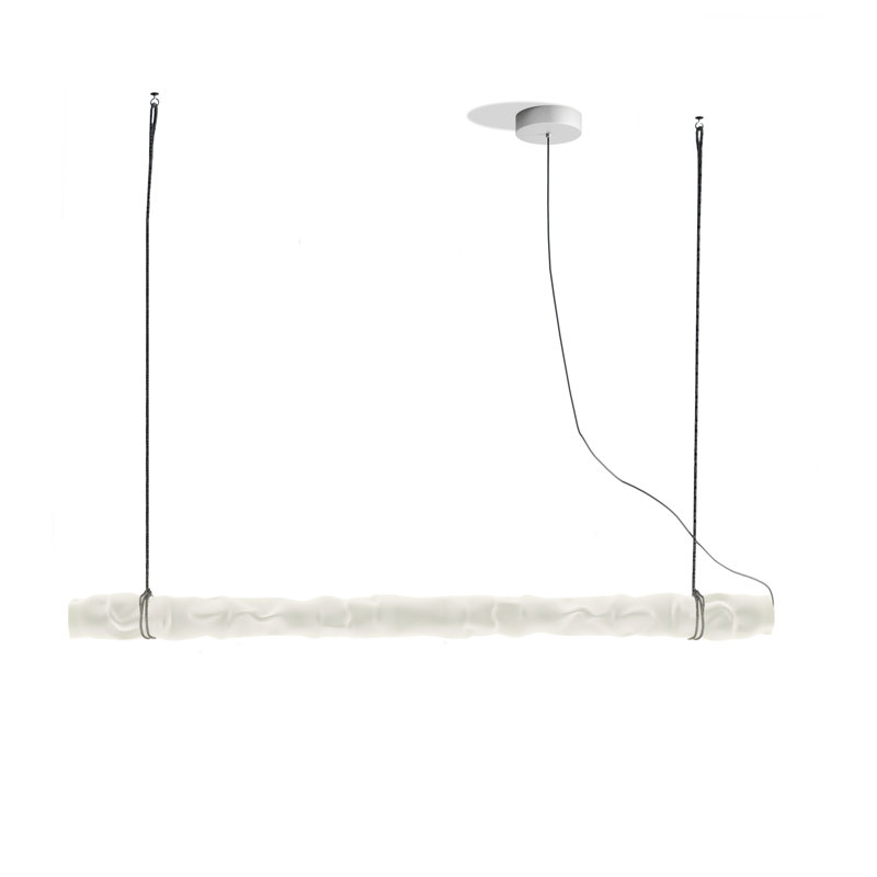 Baggy Horizontal Suspension Lamp, 1.57" H x 70.8" W x 4.7" D, 52 W