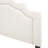 Upholstered Headboard For Queen And Full Sized Beds, With Textured Button Accents Black Iron Support Fabric Metallic Strong