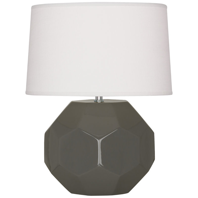 Franklin Table Lamp, 16.5" H x 12.5" W x 12.5" D, Ash