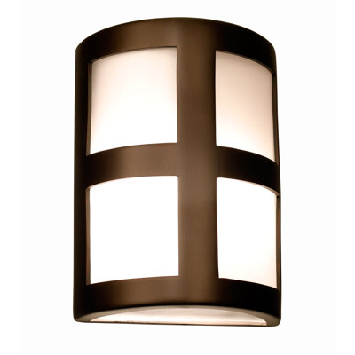 Coan Ceramic Outdoor Wall Light, LED Bulb Included