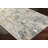 Abstract Machine Woven Polyester Area Rug in Beige/Blue/Orange-1471421585