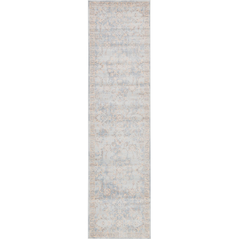 Tapis oriental Anyia, Tapis de couloir 2 pi 7 po x 10 pi