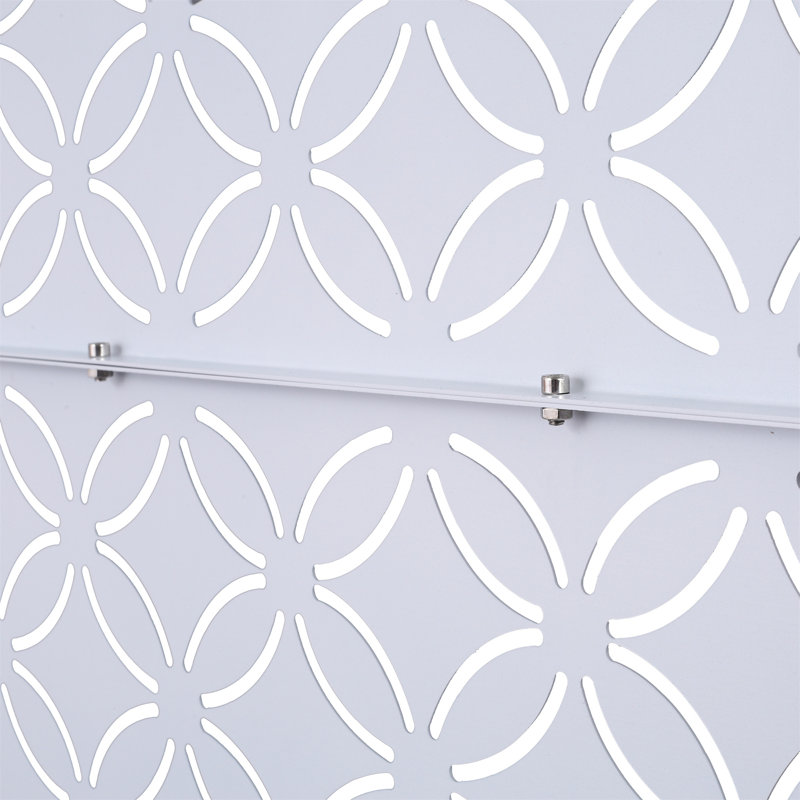 Écran d'intimité extérieur et intérieur H 76 po x l 48 po, Blanc