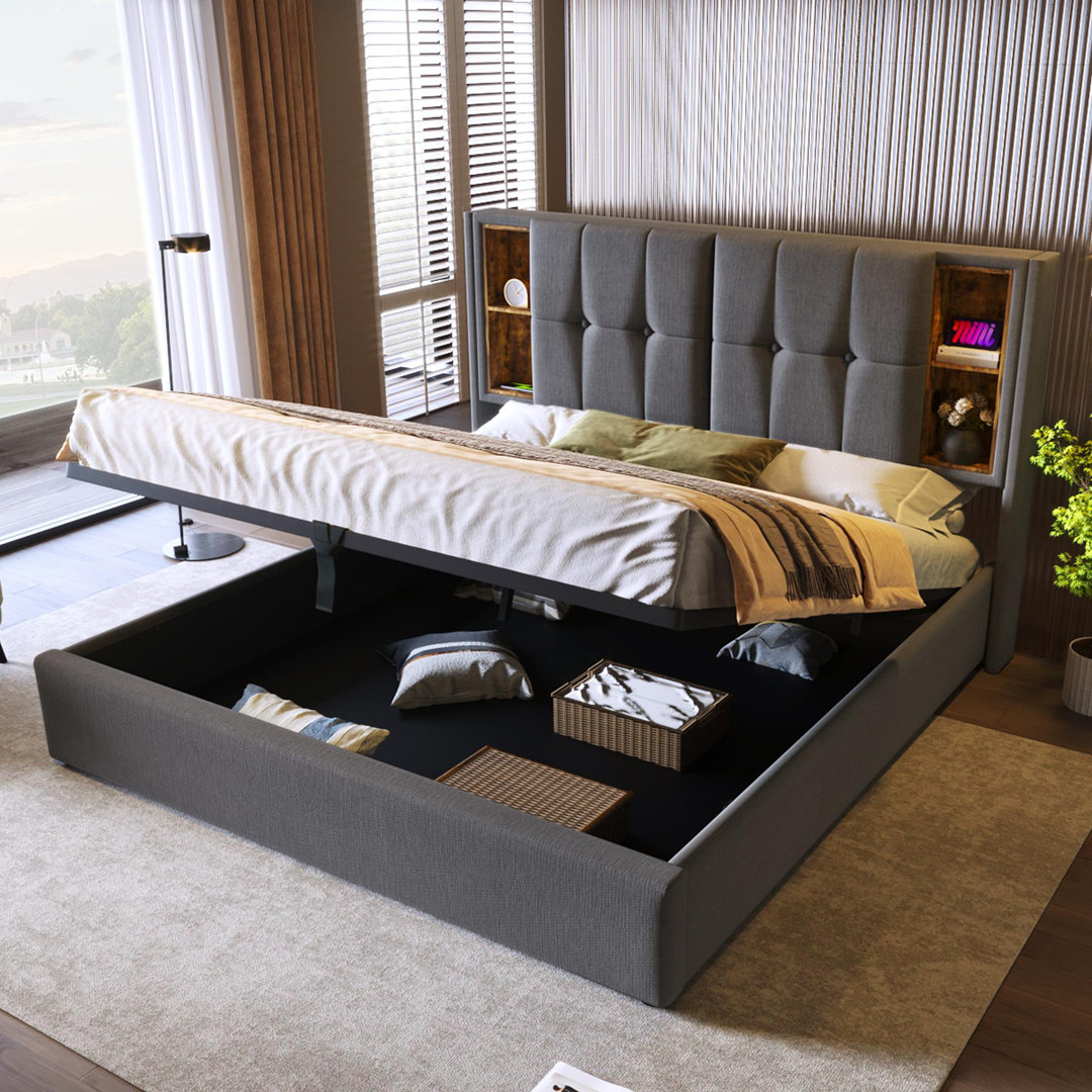 Upholstered Ottoman Bed
