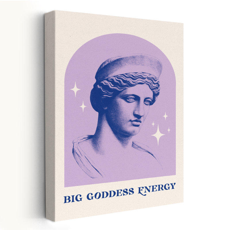 «Goddess I - Arches Big Goddess», art bleu en bloc, H 48 po x l 32 po