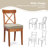 Outdoor 2'' Dining Chair Seat Cushion-380535737-380535738
