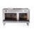 ILVE Nostalgie II Noblesse 60 in Dual Fuel Range 7 Burner, Griddle, Frenchtop-103962091-103962093