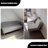 70.87" Light Gray 100% Polyester Modular Sofa cushion couch