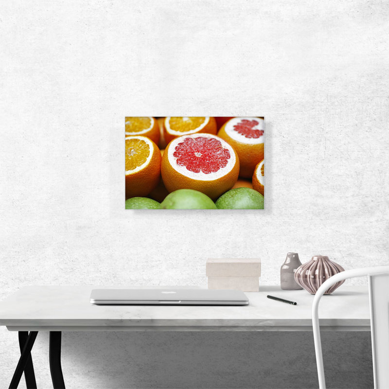 " Oranges Blood Orange ", 12" H x 18" W x 0.75" D