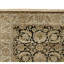 High-Quality Hand-Knotted Black And Cream Area Rug