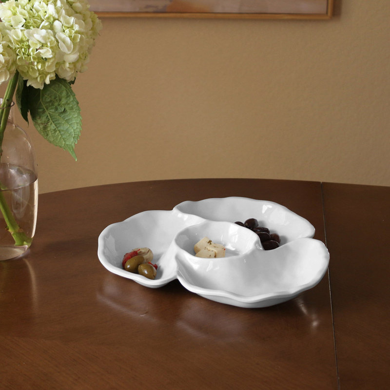 Vida Melamine Chips And Dip Platter