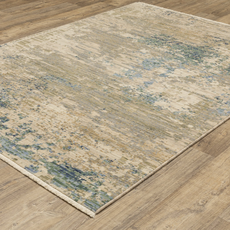 Japhenia Abstract Indoor Rug, Rectangle 6'7" x 9'6"