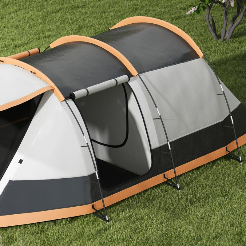 4 Person Tent, Orange