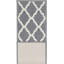 Tapis d'escalier marocain blanc / gris