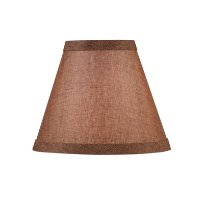 Lejon 4'' H Burlap Empire Lamp Shade