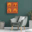 Art mural sur toile tendue «Halloween-Heroes» de Howie Green pour décoration de salon, de chambre à coucher ou de bureau - 24 x 24