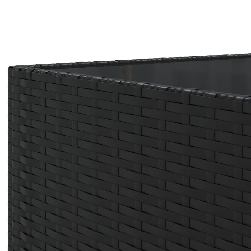Ensemble de 10 canapés de patio vidaXL - noir, Noir, Noir