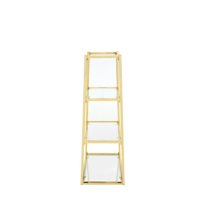 46cm W Iron Ladder Bookcase