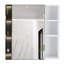 Une armoire à miroir en MDF, un miroir de salle de bain, une armoire à miroir en MDF, un miroir de salle de bain mural séparé pour le rangement et pour économiser de l'espace