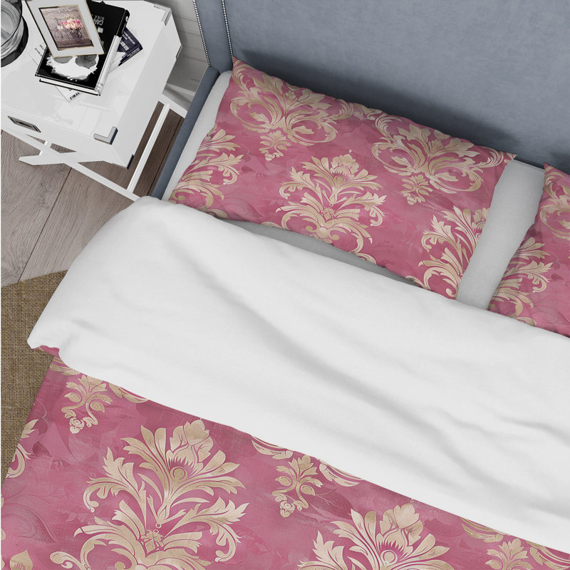 Ensemble de housse de couette Traditional Royal Gold, Housse de couette très grand et 2 très grandes t