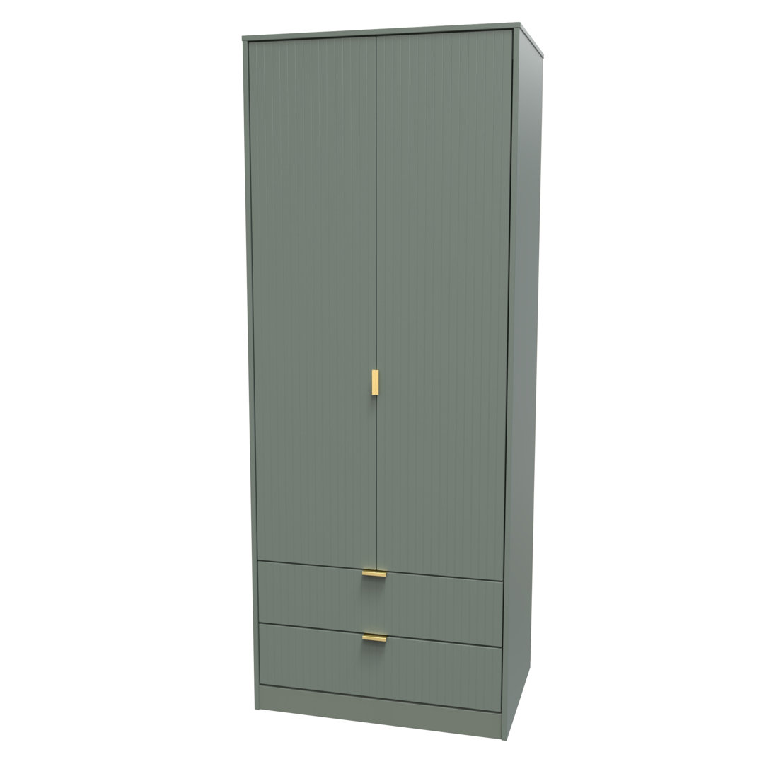 Fully Assembled 2 Door Wardrobe