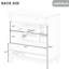 Base d'armoire de salle de bain noire 30 po, armoire en bois massif et planche, portes et tiroir, multifonction, tablette réglable, assemblage requis noir, fonctionnel requis-240843474