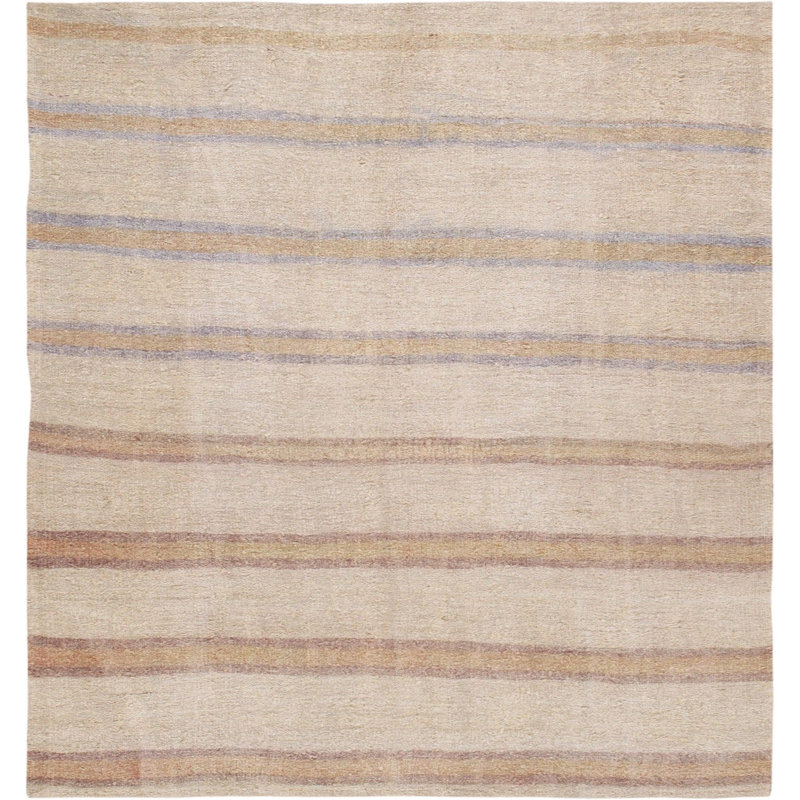 Terriek Striped Area Rug in Ivory