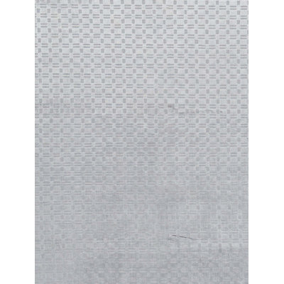 Tapis bleu clair et gris noué à la main de haute qualité