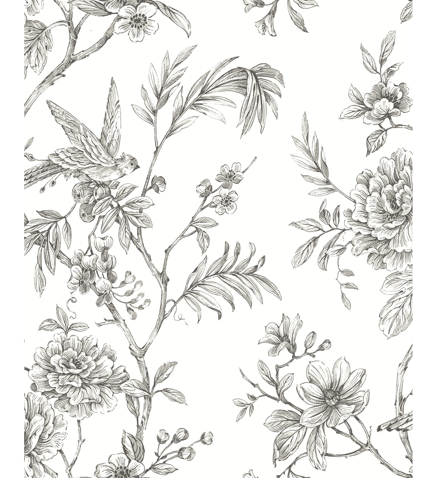 Melvin Wallpaper Roll, Gray
