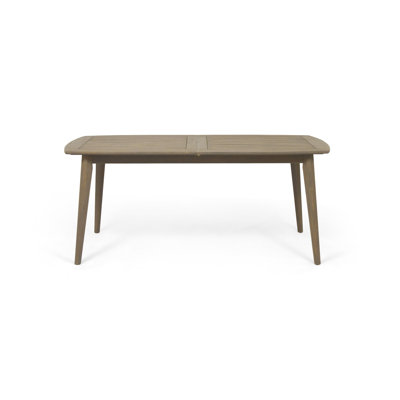 Outdoor Acacia Wood Expandable Dining Table (Only Include Table)