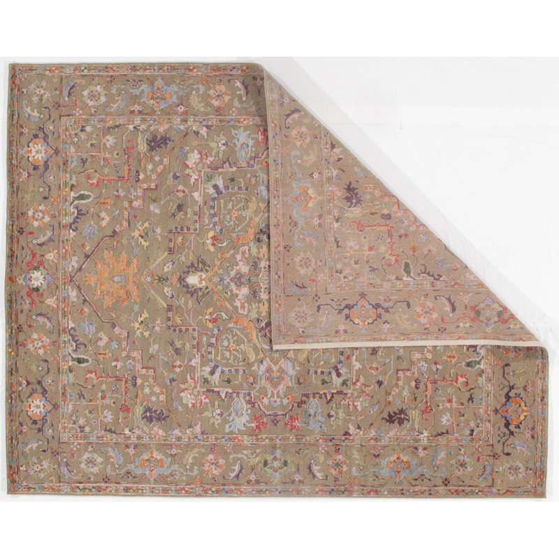 Oriental Area Rug in Tan