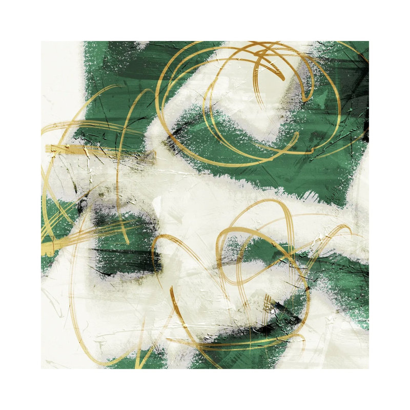 Emerald Mustard Prophecy I by Marcus Prime - Wrapped Canvas Print, 45.72 cm H x 45.72 cm W x 1.91 cm D