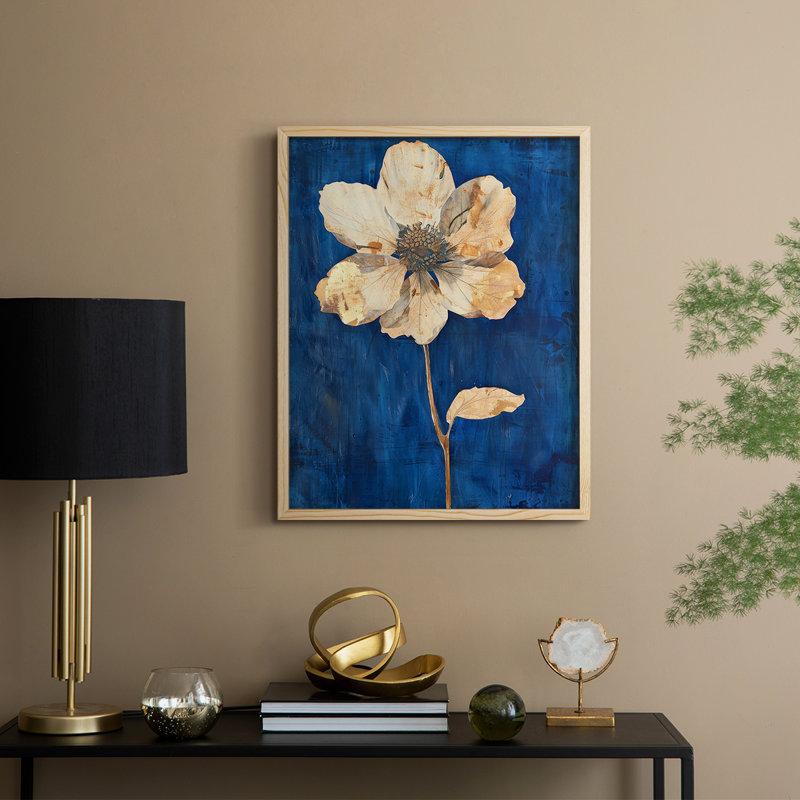 Impression encadrée FLORAL Series LXIX - bois massif, H 30 po x l 24 po