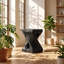 Table d'appoint torsadée en oxyde de magnésium Christopher Knight Home, 29,8 cm L x 29,8 cm P x 40,6 cm H