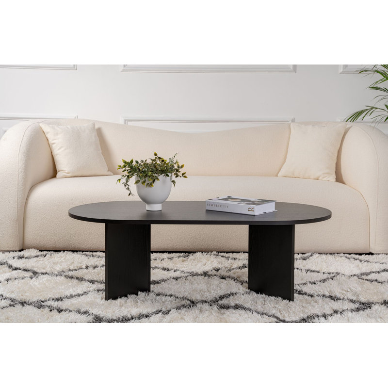 Tatjana Coffee Table, Wood Black, Wood, Wood Black