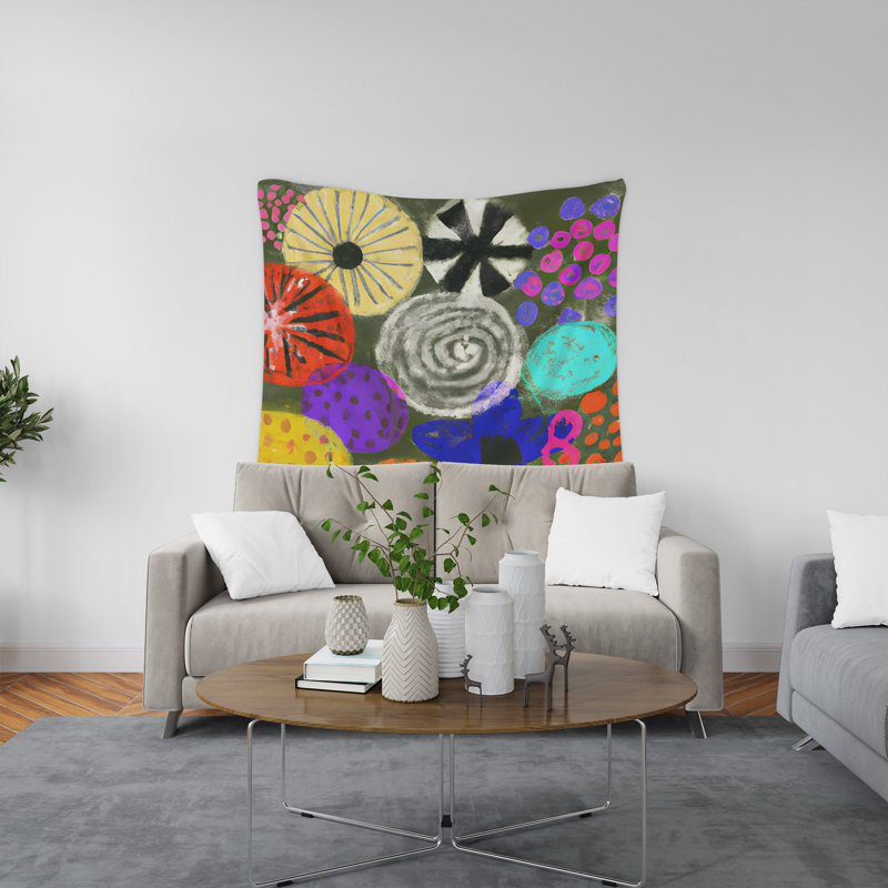 Tapisserie murale, H 80 po x l 68 po